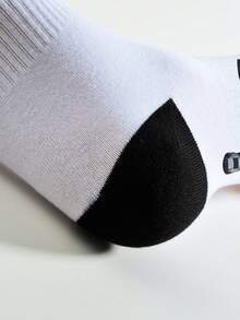 Custom Photo Sock 1 Pair Custom Face Socks Custom Printed Socks Personalized Funny Face Socks Custom Picture Socks Put Any Face On The Socks Unique Personalized Gift For Him Her Mom Dad Girlfriend Boyfriend Best Friend Valentine Anniversary Birthday Wedding Christmas Mother's Day Father's Day - White - View 6