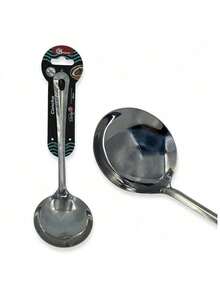 Kit 65 Conchas para Molho Metal Inox Sopa Cozinha Talher Feijão - Multicolorido - Visão 4