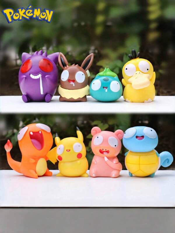 pokemon 1/4/8 peças Pokémon Três Idiotas, Olhos Grandes, Semente de Sapo Fofa, Pato e Modelo de Figura de Dragão de Fogo, Carro Trinita, O Melhor Presente de Natal para Bons Amigos, Decoração de Atmosfera de Festa, Decoração de Festa Perfeita, Decoração de Casa Trinita, Decoração de Quarto Perfeita, Presente de Natal Dia dos Namorados, Presentes Ideais para Amigos em Festas de Aniversário, Lembranças, Lembrança Feminina, Estética Fofa, Presentes para o Dia dos Namorados, Decorações, Decoração de Casa, Presentes de Dia dos Namorados