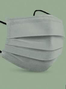 10pcs Mauvelous Color Disposable Independent Packaging Adult Mask, High-Quality Fashion Design For Men And Women, Soft & Breathable Ear Loops