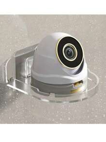 1 pezzo / 2 pezzi di strisce adesive per supporto fotocamera senza chiodi o fori, adatte per il montaggio a parete di supporti di monitoraggio domestico, supporti universali per vari dispositivi di monitoraggio, senza foratura, convenienti, durevoli e stabili, senza bisogno di colla
