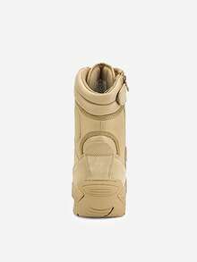 Men's Military Tactical Work Boots Hiking Motorcycle Combat Bootie - Khaki - View 6