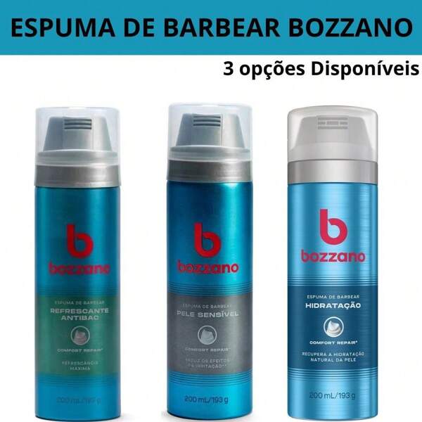 Espuma de Barbear Bozzano 190g