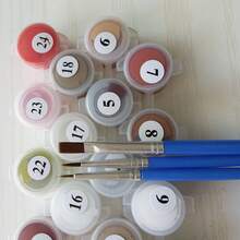 Dipingi per numeri per bambini e adulti principianti, set di pittura acrilica fai-da-te - 16"X20" con motivo colorato di gufo