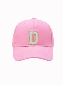 1PC Children 26 Letter Baseball Cap Gold Thread Embroidery Craft Letter Design Style Kpop Fashion Snapback Cap Girls Boys Sun Hats