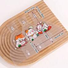 1套/100个可爱米饭和蔬菜卷包装袋，可爱樱桃卡通三角寿司袋，便当配件和寿司制作模具