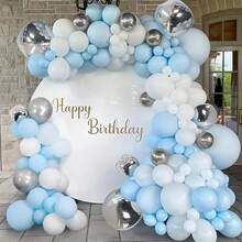 20/30/50 pièces Ballons en latex bleu clair vibrants, ballons bleus de 10 pouces convenant pour une baby shower, un gender reveal, un anniversaire, un mariage, une décoration de fête de remise des diplômes