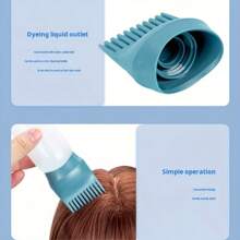 4pcs Christmas Hair Brush Set - V-Shaped Hollow Comb, Wet & Dry Use, Shampoo Brush, Home Hair Care Oil Dispenser