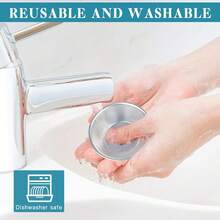 Aluminum Egg Tart Molds, Dessert Mold Pans, Nonstick Reusable - Multicolor - View 6