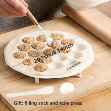 1/3pcs- Simple Chinese Dumplings Mould, Kitchen Dough Press, Ravioli Making Mold, Pastry Tool Gadgets - Multicolor - View 3