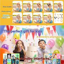 Smartphone para niñas con diseño de unicornios, juguetes para niñas de 8 a 10 años, juguetes de aprendizaje con pantalla táctil, regalos de Navidad y cumpleaños para niñas de 3 a 9 años, con tarjeta de memoria de 8GB