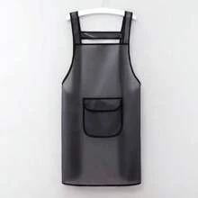 Tablier imperméable en TPU, tablier anti-huile, tablier transparent, tablier à bavette, tablier de cuisine jetable pour usage domestique
