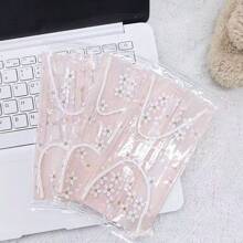 40pcs Ladies Floral Print Cute Cartoon Disposable Face Masks, Lightweight Breathable, Individually Wrapped, Stylish Ins Style, Summer