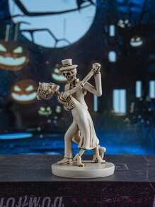 1pc Halloween Skeleton Dancer Figurine Decoration