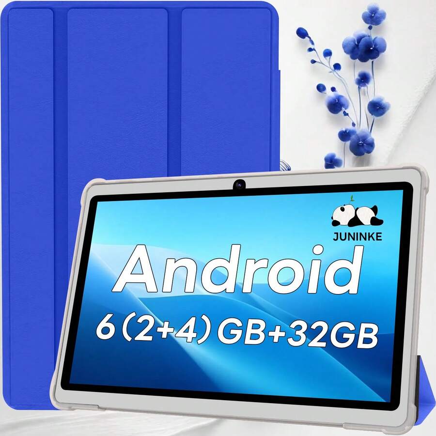 COLORROON Android Tablet, 7 Inch Android11 Tablet 6GB(2+4) RAM 32GB ROM With Wi-Fi, GMS, Parental Control, Dual Camera, Shockproof Case, Educational - Blue - View 1