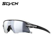 SCVCN SCVCN Cycling Glasses Sport Glasses For Fishing, Cycling, Outdoor Activities, Hunting, Beach Style, Wind-Proof, Hiking, Running,GOLF, Unisex, Multicolor Frame, Extra 2 Replacable Lenses (Including Polarized Lens)