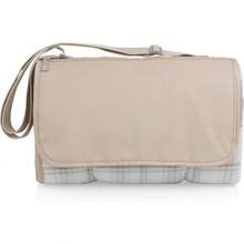 Manta de Picnic de la Marca Time para Exteriores, Manta de Picnic, Manta de Playa, Manta de Camping - multicolor/fantasía (Neutral Plaid) - Ver 2