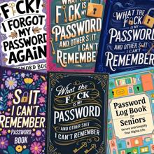 Cuaderno espiral con contraseña interesante, libro de almacenamiento de contraseñas: nunca talla grande volverás a perder tus contraseñas, diario de recuperación de contraseñas, para inicios de sesión en Internet y computadora, registro de sitios web, nombre de usuario, contraseña, almacenamiento de contraseñas en el hogar u oficina, artículos de oficina