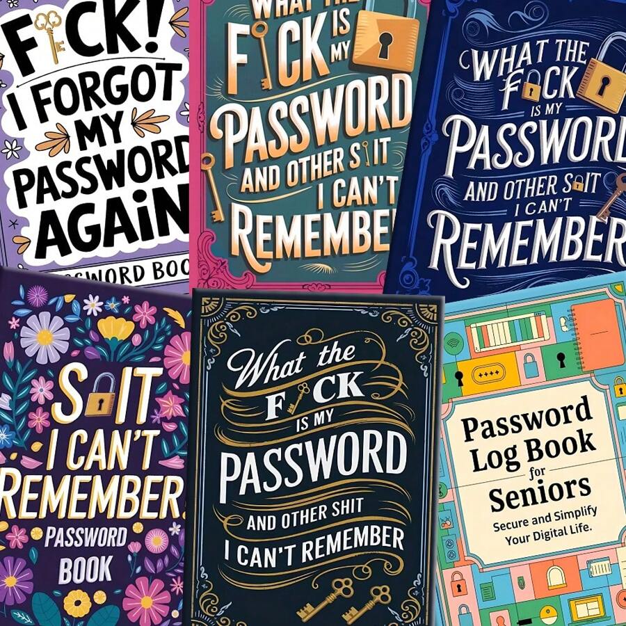 Cuaderno espiral con contraseña interesante, libro de almacenamiento de contraseñas: nunca talla grande volverás a perder tus contraseñas, diario de recuperación de contraseñas, para inicios de sesión en Internet y computadora, registro de sitios web, nombre de usuario, contraseña, almacenamiento de contraseñas en el hogar u oficina, artículos de oficina