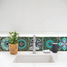 10 Pieces / 20 Pieces Of Colourful Mandala Pattern PVC Self-Adhesive Wallpaper, With A Strong Adhesive Backing, Without Professional Tools, Tear Off The Protective Film Can Be Easily Pasted, Waterproof And Oilproof Performance Is Excellent, Wall Paper Wall Stickers Room Decor Wall Decor Wall Sticker - Multicolor - View 17