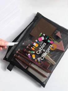 Diversos Sacos Cosméticos com Padrão de Linha de Dados e Grade, Sacos de Armazenamento Portáteis com Almofada de Ar, Sacos Cosméticos, Sacos de Cuidados com a Pele, Essenciais de Viagem, Suprimentos para Dormitório, Presentes de Aniversário, Presentes para Amigos e Professores, Armazenamento de Banheiro, Armazenamento de Joias, Sacos de Armazenamento de Óleo de Lábios e Cosméticos, Bolsa de Férias de Verão Volta às Aulas, Bolsa Escolar, Bolsa de Viagem para Mulheres, Bolsa de Maquiagem para Viagem