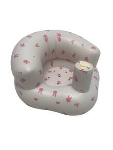 Infant Seat With Built-In Air Pump, Baby Back Support, Sofa Chair, Correct Sitting Posture, Portable Infant Birthday Chair, Floor Mat - Multicolor - View 12