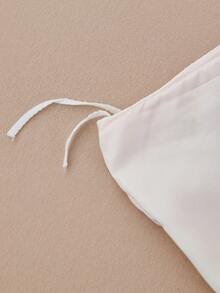 Bộ ga trải giường 2/3 món màu trắng và hồng có thể đảo mặt, màu trơn mềm mại thân thiện với da, kiểu dáng tối giản, thoải mái, mềm mại, thoáng khí, phù hợp với giường đơn/đôi/cỡ Queen/King - lý tưởng cho phòng ngủ, phòng khách, ký túc xá, 1 ga trải giường kèm 1/2 vỏ gối (không bao gồm ruột gối), có thể giặt máy. - Trắng + Hồng - Xem 9