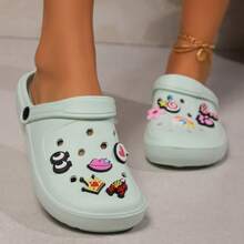 Zapatos, sandalias, pantuflas, ropa de verano para uso exterior para mujeres, interior del hogar antideslizante, sandalias para ducha de baño del hogar de Eva, pantuflas para mujeres suaves, cómodas y resistentes al desgaste, accesorios manuales DIY
