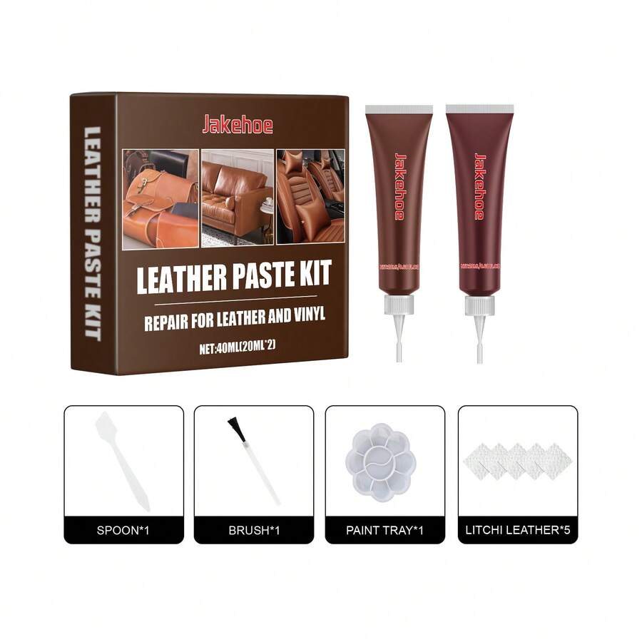 Jakehoe Furniture Leather Repair Kit Leather Furniture Sofa Seat Car Interior Leather Repair Cream - 1 - View 1