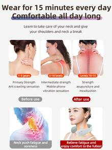 颈肩背按摩器 - 颈部按摩器礼物，适合男士/女士/妈妈/爸爸的礼物 - 深度揉捏按摩，适用于颈部、背部、肩部、腰部、腿部、足部和肌肉 - 彩色 - 查看 2