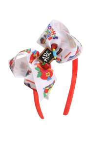 1pezzo/6pezzi Cerchietto con fiocco per ragazze per il ritorno a scuola, cerchietto elegante per l'inizio della scuola, accessorio per capelli alla moda con fiocco