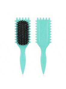 5pcs/2pcs/1pc New Straw Massaging Bounce Hair Brush, Best-Selling Curling Brush, Shaping Brush, Household Styling Brush, Anti- Hair Brush, Portable Brush, Volumizing Scalp Massage Hair Brush, Smooth Hair Air Cushion Brush, Must-Have For Back To School, Dorm, Home, Travel, Elegant Gift For Ladies, Suitable For Girlfriends, Family, Friends
