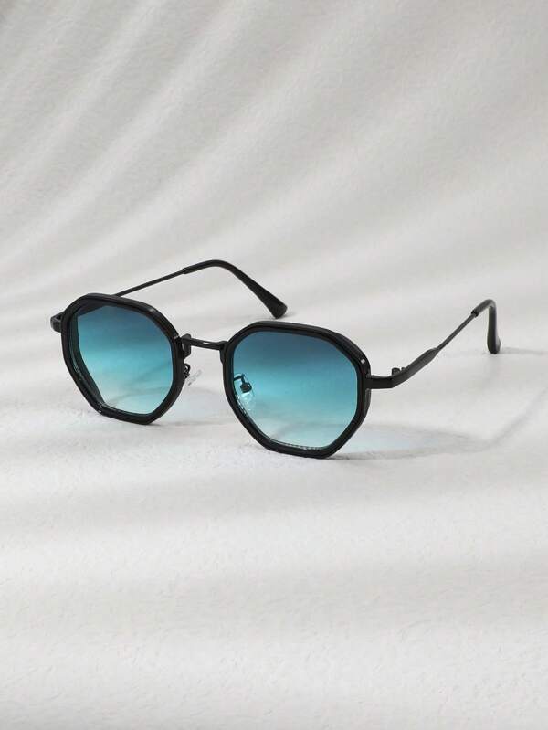1 Pair Adult Fashion Square Frame Glasses, Vintage Classic Style, Suitable For Men, Women, Outdoor Sports, Travel, Driving, Beach, Vacation
