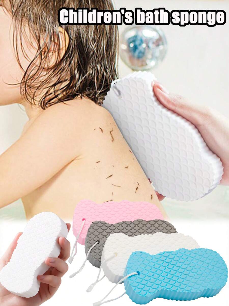 6/4/1pcs - Magic Exfoliating Bath Sponge - Ultra Soft Exfoliating Bath Sponge - Removes Dead Skin And Body Impurities - Suitable For Adults And Children, Reusable - Multicolor - View 1