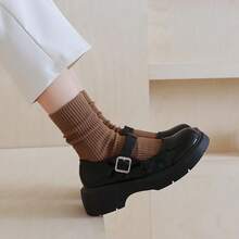 ¡RecomendadoCHARMKING - 6 pares de calcetines para mujer, lindos calcetines deportivos casuales de algodón neutro estético para mujer¡Top de Temporada - 02 Gris/café Claro/Caqui/Verde/Amarillo/Rojo café - Ver 4