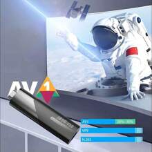 Q96 OHP Stick de TV inteligente A M98 Y10 Android 13 ATV Allwinner H618 con Wi-Fi dual de 2.4G/5G, Airplay y aplicaciones preinstaladas