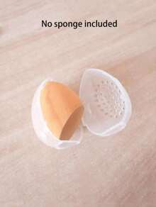 3-Piece Makeup Sponge Storage Box, Porous-Proof Transparent Beauty Sponge Holder, Powder Puff Cosmetic Holder, Travel Portable Breathable Storage Box,Holiday Beach, Bathroom, Bedroom, Large Capacity