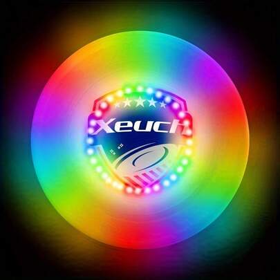 Flying Disc, Color-Switchable, Auto-Lit, Multiplayer Camping Game, Suitable For Party Fitness And Entertainment