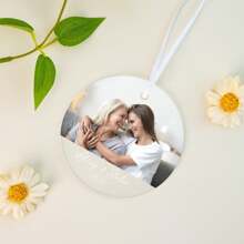 1 Stück acryl Anhänger personalisiertes acryl Hochzeitsgeschenk für Ihn - Benutzerdefinierter transparenter Anhänger für Ehemann, Freund - Jahrestags- oder Hochzeitsandenken - Das beste andere Hälfte Geschenk, romantische klare Dekoration