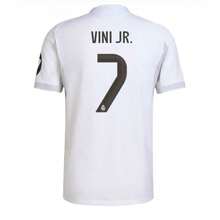 JERSEY R. MADRID PERSONALIZADO  VINI JR 2025-26 - Blanco - Ver 2