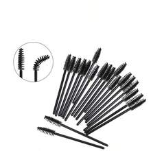 100 Stücke/50 Stücke/30 Stücke/20 Stücke/2 Stücke Einweg-Wimpernbürsten, Mascara-Bürsten, Wimpernbürste, für Wimpernverlängerungen, Augenbrauen, Lidschatten, Make-up Zubehör Set, Augenbrauenbürste, Lidschattenbürste, Bürste, Geschenke - Schwarz - Übersicht 9