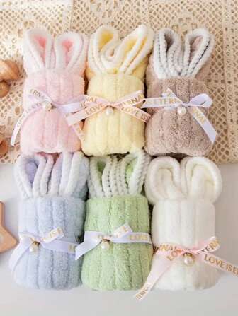 6/1 pezzo è di 20 cm x 30 cm (la dimensione disfoldata è 20cm x 20m). Asciugamano morbido con colour candy carino, adatto per regali di matrimonio, festa della mamma, regali per la festa del papà, regalo di compleanno, laurea, ringraziamento, Natale