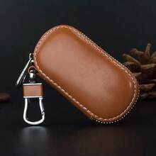 Funda lisa y sencilla para llave de coche unisex, bolsa para llaves de negocios, protector de llave con control remoto, estuche para llave con logotipo de coche - Multicolor - Ver 13