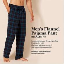 Men's Breathable Flannel Pajama Pant (Available In Big & Tall)