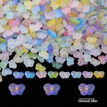 Suministros para hacer joyas con cuentas con estilo de mariposa para hacer collares, pulseras, llaveros, decoración de pasteles, estilo de verano