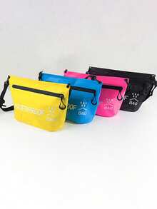 1 件防水干燥袋、旅行手提包、洗漱袋、化妆品收纳袋、小型盥洗袋，适合游泳漂流皮划艇河流徒步旅行漂浮划船、海滩度假、旅行必备（四种颜色可供选择） - 彩色 - 查看 9