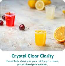 Comfy Package Plastic Cups [3 Oz - Count] – Small Disposable Drinking Cups, Mouthwash, Bathroom, Tasting & More –,-, Durable Polypropylene - 3 oz. - Trong suốt - Xem 6