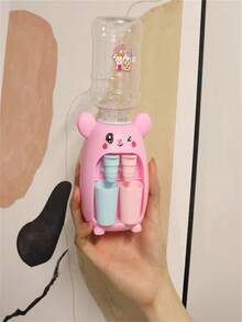 Children's Educational Pretend Play Toy, Cartoon Cute Miniature Rabbit/Panda/Car Water Dispenser, Interactive Double Spout, Early Learning Realistic Adorable Toy For Boys And Girls, Random Color Combination - Multicolor - View 7