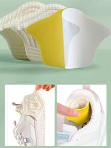 1 par de reductores de talla de zapatos, un relleno mágico para encoger un tamaño, evitar que los zapatos se resbalen, almohadillas para el talón interior para zapatos que quedan demasiado grandes, ajustables para reducir el tamaño.