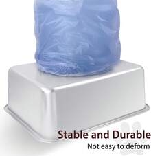 Stainless Steel Cat Litter Box For Adult Cats Or Kitty/Kitten 18"X14"X6" Rust-Proof, High Side, Non Stick, No Smell, Easy To Clean Metal Cat Litter Box - 大號:17.5 英吋長 x 13.6 英吋寬 x 6 英吋高 - 查看 7